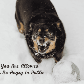 You Are Allowed To Be Angry