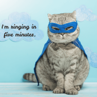 I’m Ringing In Five Minutes